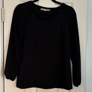 LOFT Classic Black Blouse